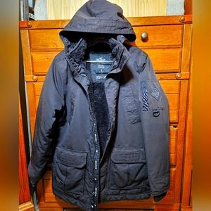 HOLLISTER All Weather Collection Hooded Coat Jacket S